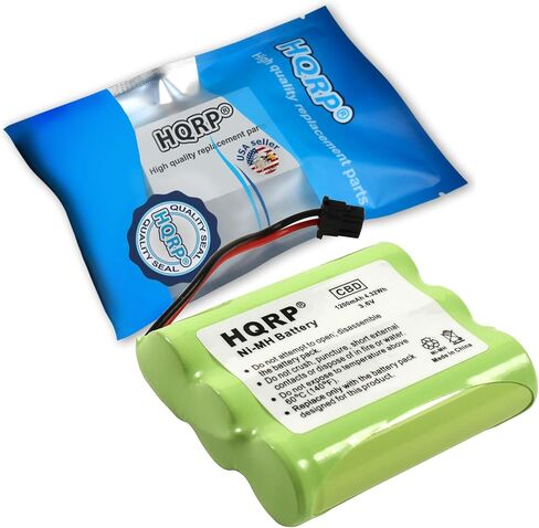 بطارية هاتف لاسلكية HQRP متوافقة مع Uniden BT-905 / BT905 / BP-905 / BP905 استبدال/ممتدة/عالية السعة in Kuwait