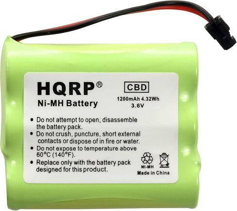 بطارية هاتف لاسلكية HQRP متوافقة مع Uniden BT-905 / BT905 / BP-905 / BP905 استبدال/ممتدة/عالية السعة in Kuwait