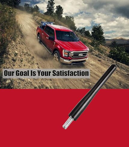 F150 Antenna Replacement,Short Antenna for 2009-2026 Ford F150 – Durable Aluminum Construction, Avoids Garage & Car Wash Obstacles, Easy Installation in Kuwait