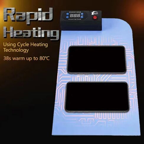 HZY LCD Screen Heating Station Pad for Mobile Phone and Ipad-LCD Screen Seperator Machine Heat Plate Silicone Open Remover Repair Tools (CP150) in Saudi Arabia