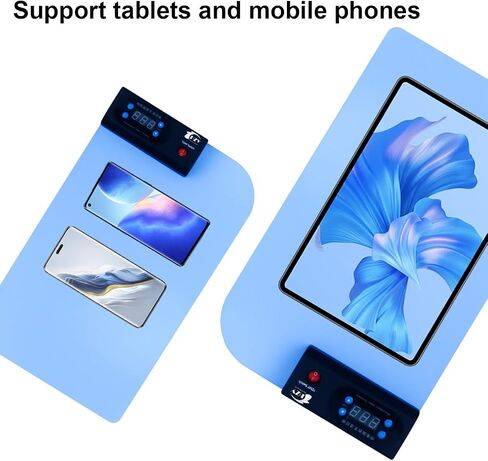 HZY LCD Screen Heating Station Pad for Mobile Phone and Ipad-LCD Screen Seperator Machine Heat Plate Silicone Open Remover Repair Tools (CP150) in Saudi Arabia