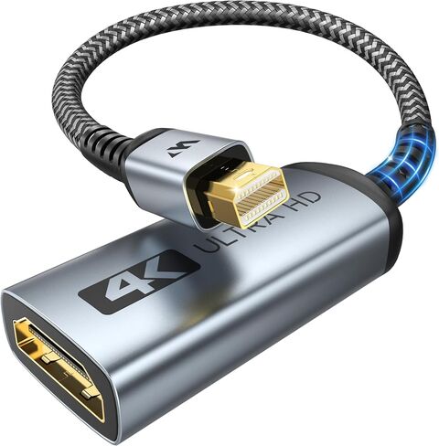 Warrky 4K Mini DisplayPort to HDMI Adapter, 4K@30Hz Mini DP to HDMI Adapter in Saudi Arabia