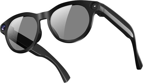 AI Smart Glasses with 8MP Camera – 4K Video Recording Real-Time Translation | Open Ear Bluetooth Glasses for Men Women, Type-C & Reverse Charging, AI Voice Control, Outdoor Sports Cycling in Saudi Arabia