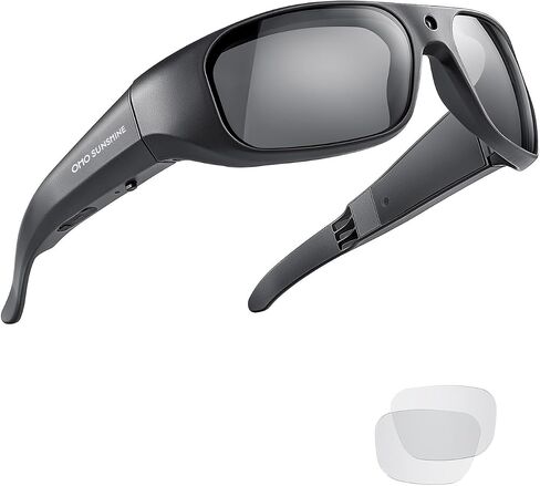 OhO Smart Camera Glasses, Full HD 1080P Polarized Sunglasses with Built-in Memory for Outdoor Sport, Men/Women in Saudi Arabia