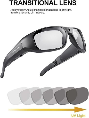 OhO Smart Glasses,1080P Xtreme Sporting Camera Sunlasseswith Built-in 32GB Memory,UV400 Sunglasses for Outdoor Sport(Men/Women) in Saudi Arabia