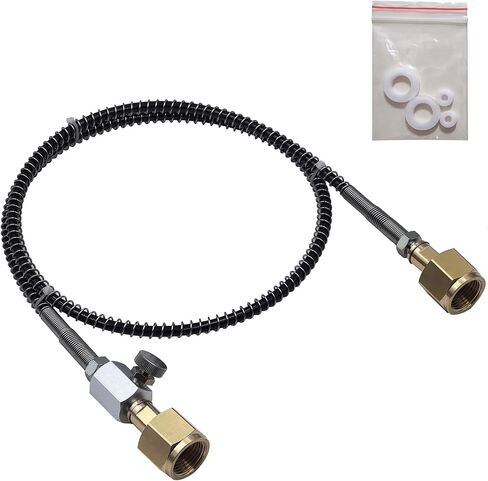 High Pressure Compressed Air CO2 Carbon Dioxide Gas Transfer Fill Station Charging Hose CGA320 with Vent in Saudi Arabia