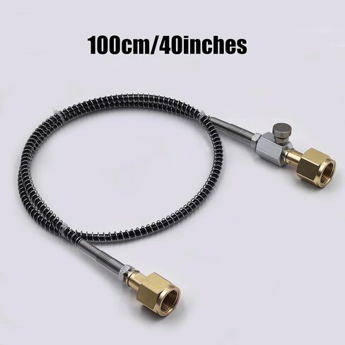 High Pressure Compressed Air CO2 Carbon Dioxide Gas Transfer Fill Station Charging Hose CGA320 with Vent in Saudi Arabia