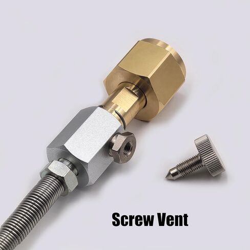 High Pressure Compressed Air CO2 Carbon Dioxide Gas Transfer Fill Station Charging Hose CGA320 with Vent in Saudi Arabia