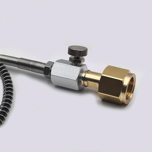 High Pressure Compressed Air CO2 Carbon Dioxide Gas Transfer Fill Station Charging Hose CGA320 with Vent in Saudi Arabia