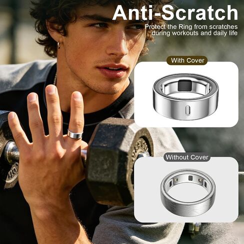 5 Pack TPU Cover Compatible for Oura Ring Gen 4/Gen 3 Protector-Size 9 in Kuwait
