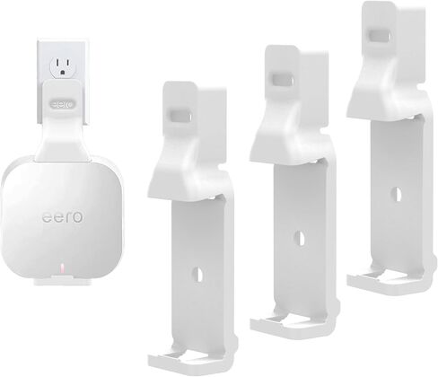 Wall Mount Holder Only for eero Mesh WiFi Router, (NOT Compatible with eero 6/ eero 6+/ eero Pro/eero Pro 6E), Perfect for Storing Power Cords and Plugs in Kuwait