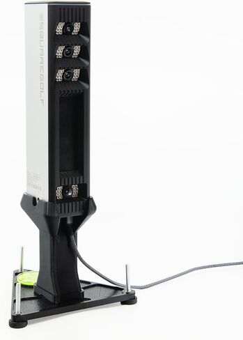 Claire's Prints Tripod Replacement Stand for Square Golf Omni Launch Monitor, Polycarbonate Pillar with USB Port Access and Cable Routing, Bubble Level and Adjustable Feet, Wide Stable Base in Kuwait