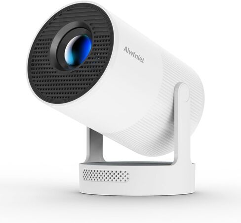 Mini Projector with Wifi and Bluetooth, Portable 4K Support, Android 14/ Auto Keystone, HY300Pro Small Smart Proyector for Bedroom Movie Outdoor, Compatible With HDMI/USB/TV Stick/Smartphone/Laptop in Saudi Arabia