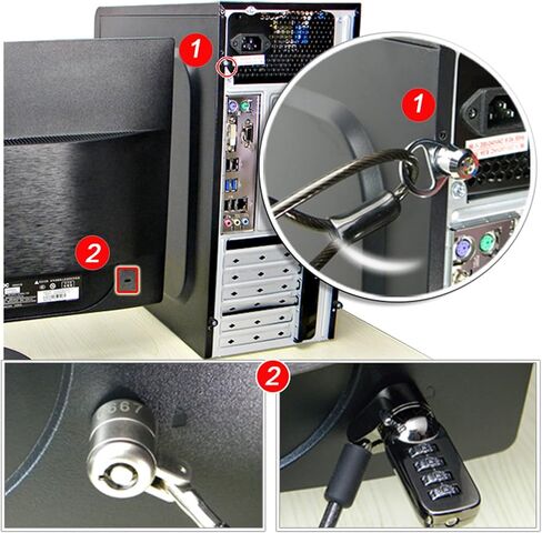 Security Accessories Desktop Computer Anti-Theft Keys Hosting Anti-Theft Computer Management Security Replacement in Saudi Arabia