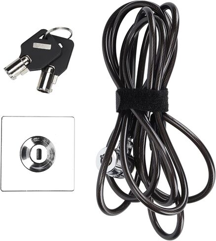 Acouto Laptop Lock AntiTheft Steel Cable for Security in Office Home 2m Length Galvanized Protection in Saudi Arabia