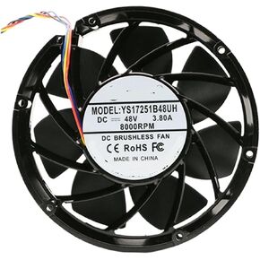 DC 24V 48V 170MM 172x150x51mm Cooling Fan(24V 8000rpm 4-Wire) in Saudi Arabia