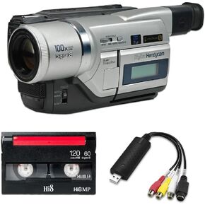 8mm Digital8 Hi8 Tape Player Nightshot CCD Handycam Camcorder w/Blank Tape, USB (USB) in Saudi Arabia