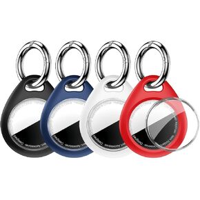MOLOPPO Waterproof Holder for AirTag 1st & 2nd Gen with Keychain, Pink in Kuwait