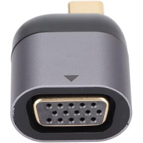 USB C to VGA Adapter 8K at 60HZ, Aluminum Alloy Male to Female Converter with 1080P Resolution for Laptop Projector Monitor in Saudi Arabia
