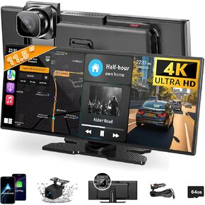 شاشة CarPlay 2026 للسيارة، شاشة A-pple CarPlay وAndroid Auto مقاس 11.5 بوصة in Kuwait