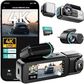 BOTSLAB【G980H 3CH】 3 Channel 360° Dash Cam, 128GB SD Card in Kuwait