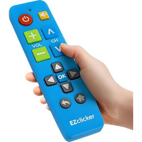 EZclicker TV Remote for Vizio TVs Only, Big Button, Easy to Use (Black) in Kuwait