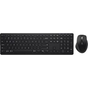 Wireless Keyboard and Mouse Combo, Multi-Device, Silent (Black) in Saudi Arabia