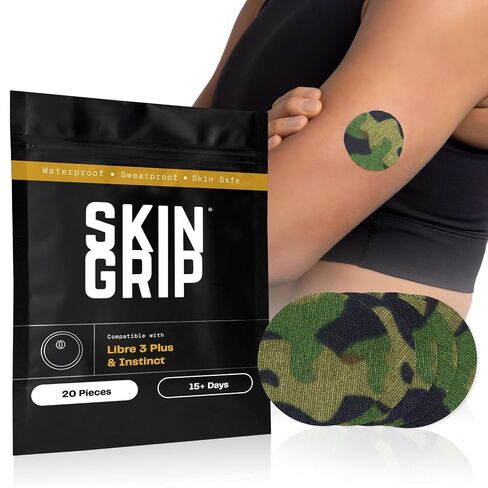 Skin Grip Freestyle Libre 3 & Instinct Sensor Covers, 20 Pack, Secure Hold in Kuwait