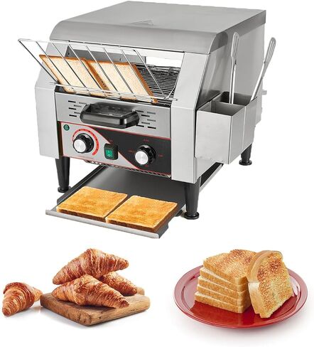 Commercial Toaster, 300 Pcs/Hr Toasters for Restaurant Bun 1900W in Saudi Arabia