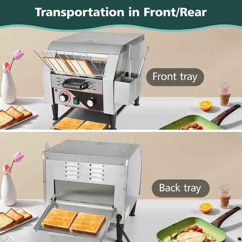 Commercial Toaster, 300 Pcs/Hr Toasters for Restaurant Bun 1900W in Saudi Arabia