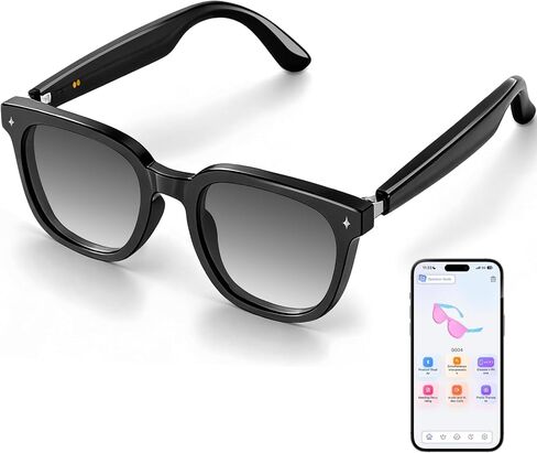 Smart Bluetooth Glasses for Men Women, AI Glasses with Open Ear Audio in Saudi Arabia