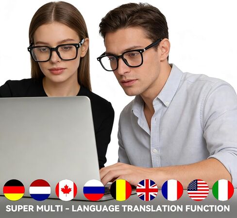 Smart Bluetooth Glasses for Men Women, AI Glasses with Open Ear Audio in Saudi Arabia