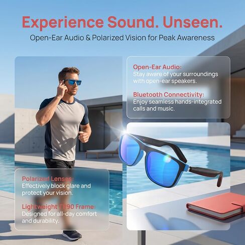 Bluetooth Audio Smart Sunglasses with HandsFree Calling/Music/Voice Control in Saudi Arabia