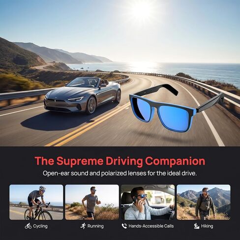 Bluetooth Audio Smart Sunglasses with HandsFree Calling/Music/Voice Control in Saudi Arabia