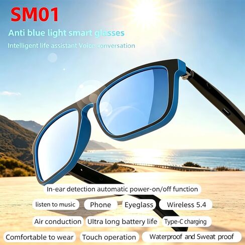 Bluetooth Audio Smart Sunglasses with HandsFree Calling/Music/Voice Control in Saudi Arabia