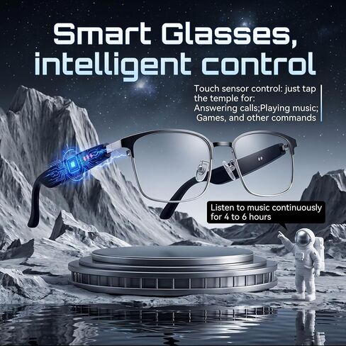 Smart Bluetooth Glasses for Men Women, Polarized UV400 Lenses in Kuwait