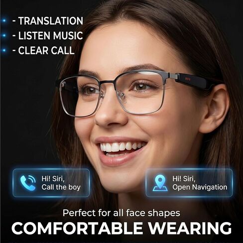 Smart Bluetooth Glasses for Men Women, Polarized UV400 Lenses in Kuwait