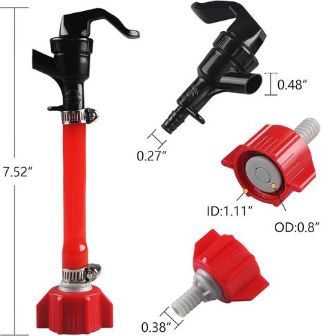 BIB Tap Valve for Coca Cola Brand Bag in Box Syrups Removable Spigot Kit Soda Dispensing Faucet Hose Kit by GWENBHMTOOL in Kuwait