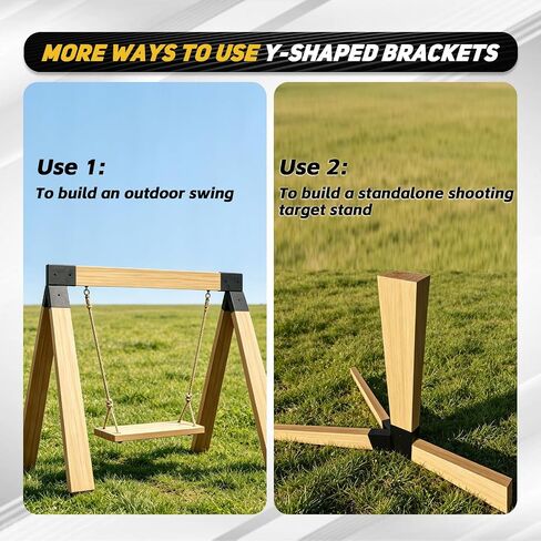 2x4 Target Stand Brackets Set Heavy Duty Shooting Target Hanger Holder Rack in Kuwait