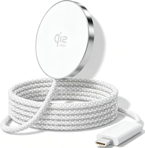 Herfair 25W Wireless Charger Magnetic Charging Pad Qi2 Fast iPhone Charger in Saudi Arabia