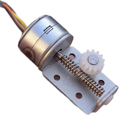 Metal Miniature Stepping Motor 2 Phase 4 Wire Stepper Motor with 13 Gear Teeth and Linearly Screw Shaft Two Phase Four Wire Stepper in Saudi Arabia