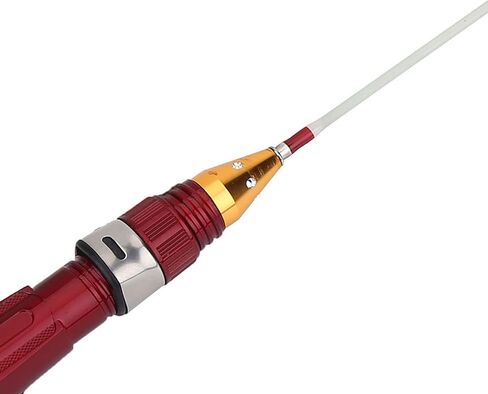 CHICIRIS 50cm Lightweight Mini Fishing Rod, 2 Sections Detachable Fiber Glass Pole with Metal Guide Rings, for Winter Ice Solid Fishing Shrimp in Saudi Arabia