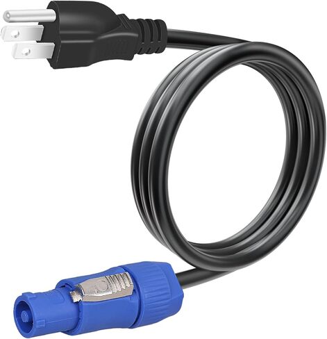 3-Prong NEMA 5-15P to PowerCON Cable 20A 3 Pin PowerCon Input Connector to NEMA 5-15P Connector Cord for Outdoor Stage Light LED Screen- 3M/9.8FT in Kuwait