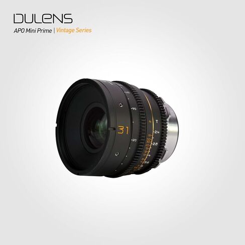 DULENS APO Mini Prime 31mm T2.4 Cine Lens Large Aperture Manual Focus (Black, EF) in Kuwait