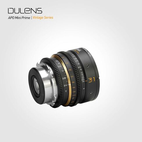 DULENS APO Mini Prime 31mm T2.4 Cine Lens Large Aperture Manual Focus (Black, EF) in Kuwait