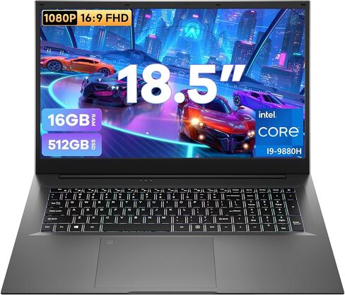 18.5 Inch Laptops, Core i9 CPU (Up to 4.8 GHz), 16GB RAM, 512GB SSD, WiFi-6 in Kuwait