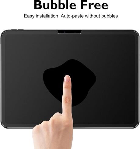 Esanik [2+2 Pack Like Paper Glass Screen Protector for iPad Pro 13 Inch M5/M4 (2025/2024) with Camera Lens Protector & Alignment Frame, 9H Tempered Glass PAPERed Film for Drawing Writing in Kuwait