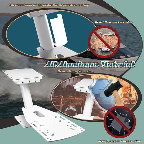 TOPOWN Aluminum Marine Dual Mount for Starlink Mini for Radar Dome 18"-24" in Saudi Arabia