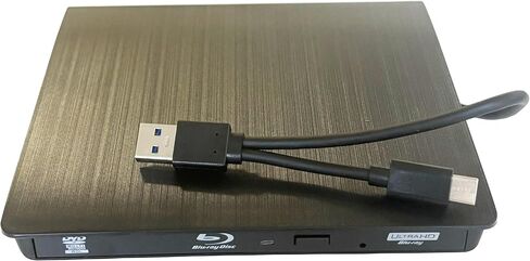 USB 3.0 External Blu-ray Drive Burner, 4K UHD BDXL 3D, BU40N, 9.5mm Ultra Thin Compatible with Laptop, PC and Mac in Saudi Arabia