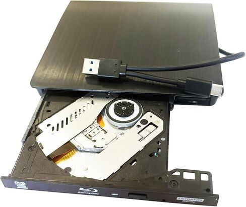 USB 3.0 External Blu-ray Drive Burner, 4K UHD BDXL 3D, BU40N, 9.5mm Ultra Thin Compatible with Laptop, PC and Mac in Saudi Arabia